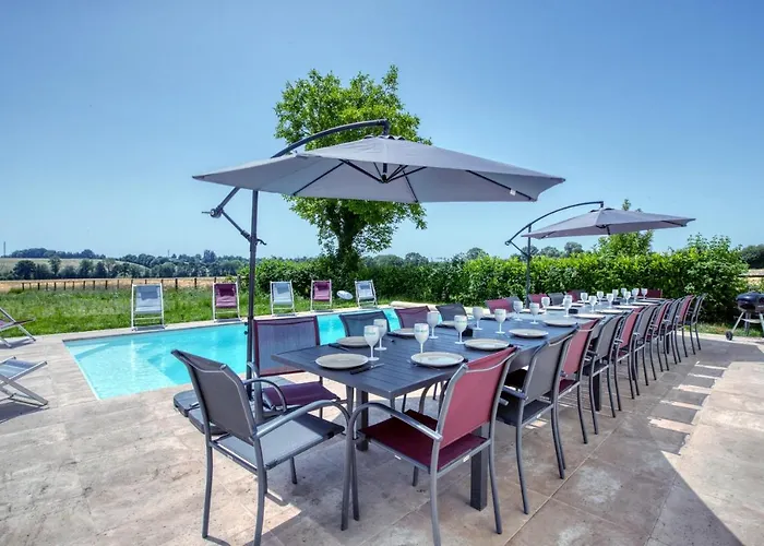 Villa Crazy Gilliere 61 - Heated Pool - Basket - 2h Paris - 30p