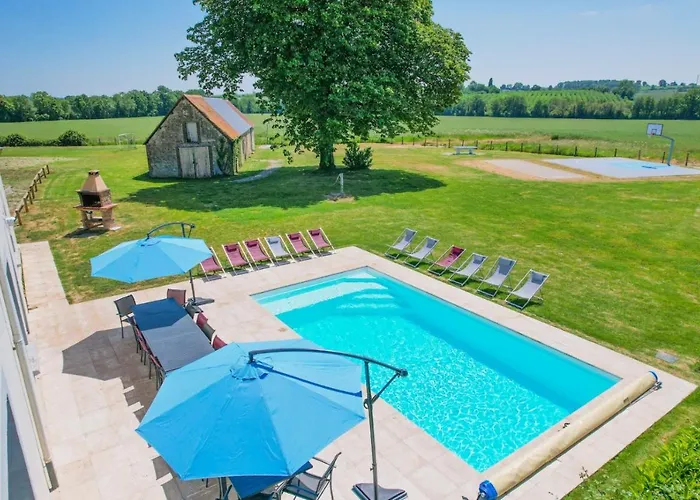 Crazy Gilliere 61 - Heated Pool - Basket - 2h Paris - 30p * Montchevrel