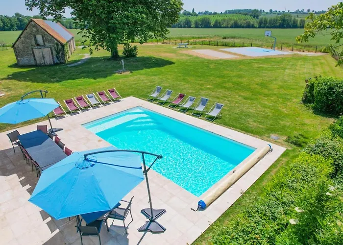 Crazy Gilliere 61 - Heated Pool - Basket - 2h Paris - 30p Villa